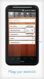 L’application pour Smartphones Wunderlist