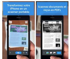 L’application pour Smartphones Scanner pro