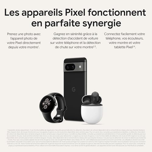 Google Pixel 8 - Smartphone Android débloqué avec module photo avancé, autonomie 1 journée, sécurité robuste - Vert Sauge, 256Go – Image 8