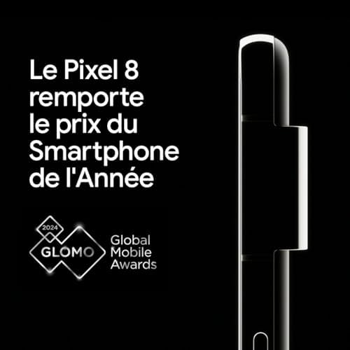 Google Pixel 8 - Smartphone Android débloqué avec module photo avancé, autonomie 1 journée, sécurité robuste - Vert Sauge, 256Go – Image 2