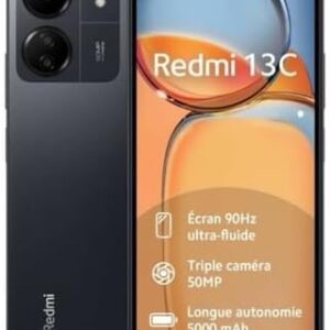 Xiaomi Redmi 13C 8GB RAM 256GB ROM Global Version Midnight Black – Meilleur smartphone Xiaomi 2022 Xiaomi Redmi 13C 8GB RAM 256GB ROM Global Version Midnight Black – Meilleur smartphone Xiaomi 2022