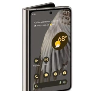Google Pixel Fold 5G 256GB + 12GB RAM Factory Unlocked – Dual SIM – Faltbares Display Android Smartphone – Porzellan – SEO: Téléphone pliable 5G Google Pixel Fold 256GB + 12GB RAM