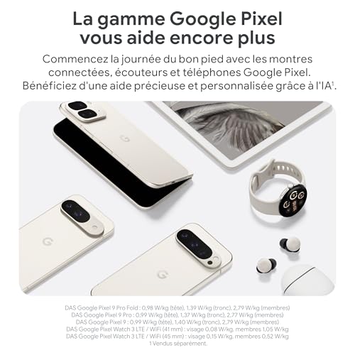 Google Pixel 9 Pro : Smartphone Android débloqué avec Gemini, Triple Appareil Photo, Autonomie 24h - Noir Volcanique, 128GB – Image 10
