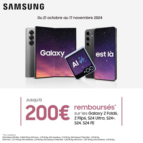 Samsung Galaxy Z Flip6 5G 256 Go Gris - Smartphone Android avec Galaxy AI, Chargeur secteur rapide 25W inclus, Déverrouillé - Version FR – Image 2