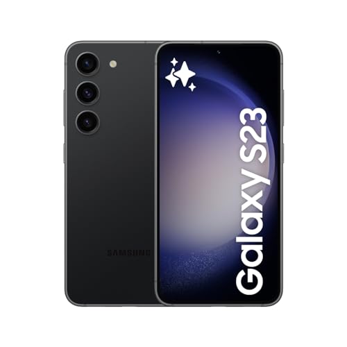 Samsung S911B/DS Galaxy S23 5G, Dual, 256GB 8GB RAM, Phantom Black - Smartphone haut de gamme avec connectivité 5G
